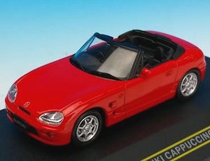 Suzuki Cappuccino 1991 Red (Open Top) (Diecast Car)