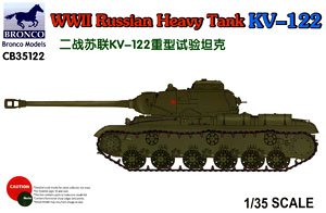 Russia KV-122 Heavy Tank with 122mm Gun (Plastic model)