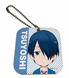 Leather Mirror Charm Nijiiro Days 03 Tsuyoshi (Anime Toy)