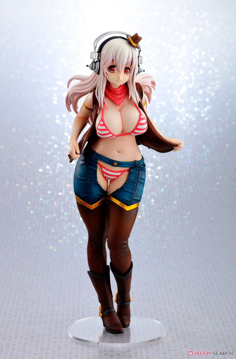 Super Sonico -Cowgirl- (PVC Figure) Item picture1