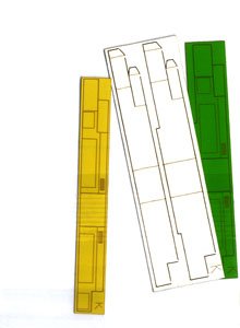 Grade Up Parts Cover of the Generator for KANI24 East Japan Railway Update Car (for Kato Products) (Model Train)
