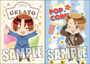 Hetalia The World Twinkle Pochibukuro (Middle) Mogu Mogu Ver. [Italy & USA] (Anime Toy)