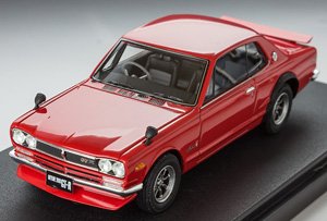 Nissan Skyline GT-R (KPGC10) Sports Wheel Red (Diecast Car)