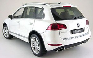 VW TOUAREG (ホワイト) GTAシリーズ (ミニカー)