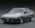 Toyota Sprinter Trueno 3Dr GT Apex (AE86) Silver/Black (ミニカー) 商品画像1