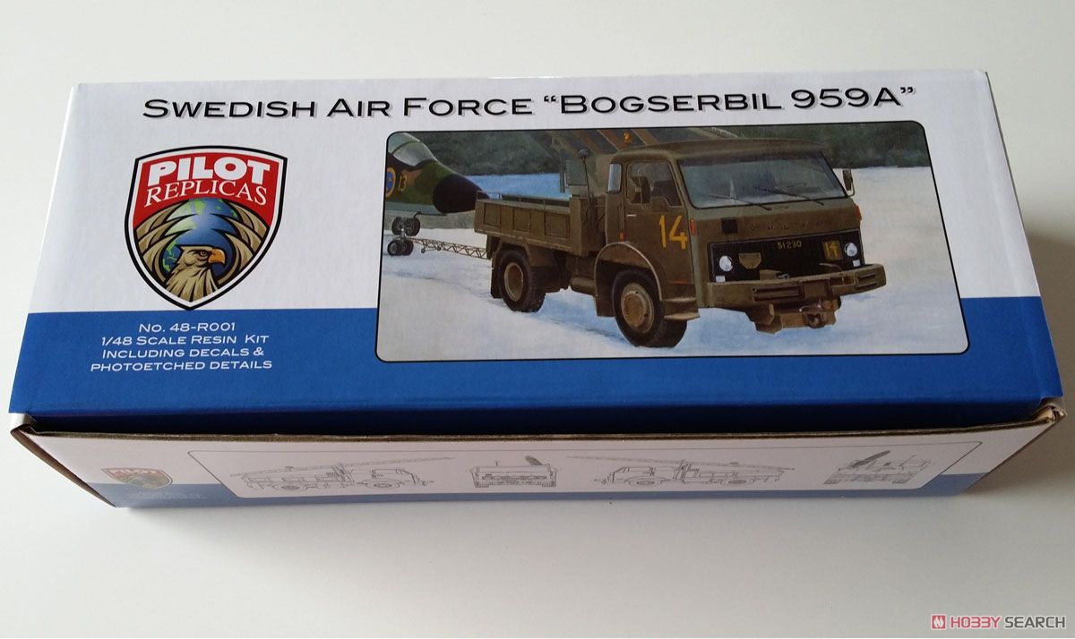 Swedish Air Force `Bogserbil 959A` Full Resin Kit (Plastic model) Package2