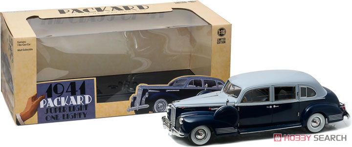 1941 Packard Super Eight One-Eighty - Silver French Gray Metallic Duco & Barola Blue (ミニカー) 商品画像1