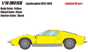 ランボルギーニ JOTA(イオタ) 1969 イエロー (ミニカー)
