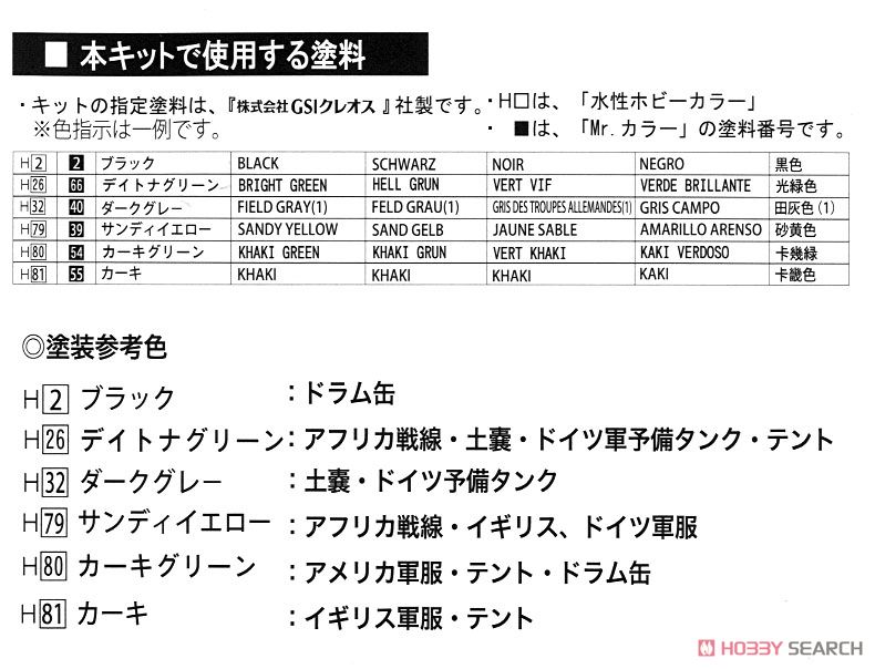 ジオラマアクセサリーセット (プラモデル) 塗装1