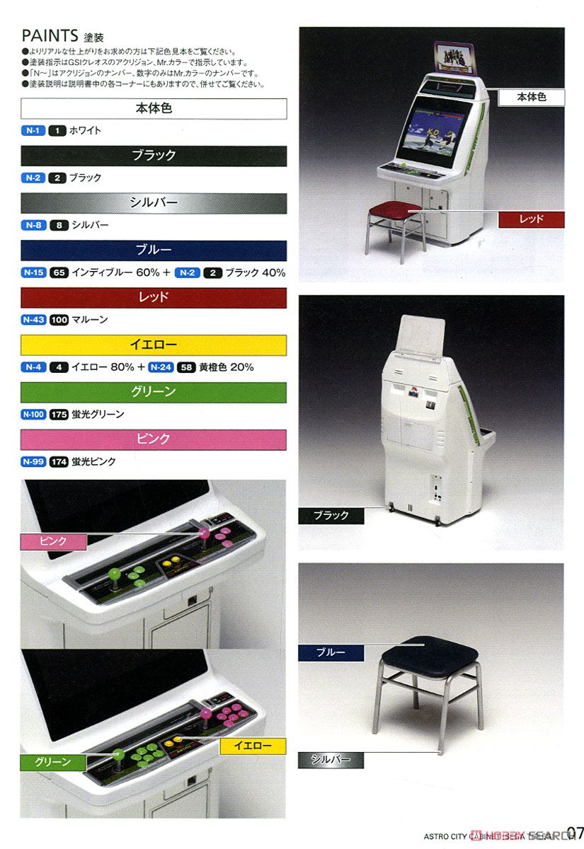 Astro City Arcade Machine [Sega Titles] (Plastic model) Color1