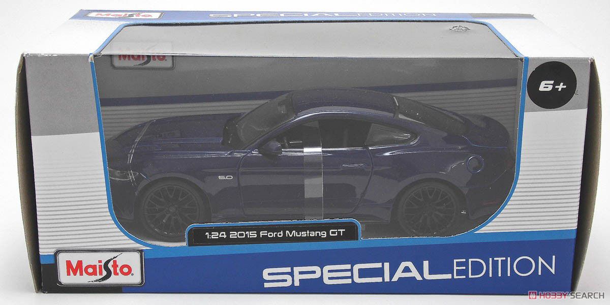 2015 Ford Mustang GT (Metallic Blue) (Diecast Car) Package1