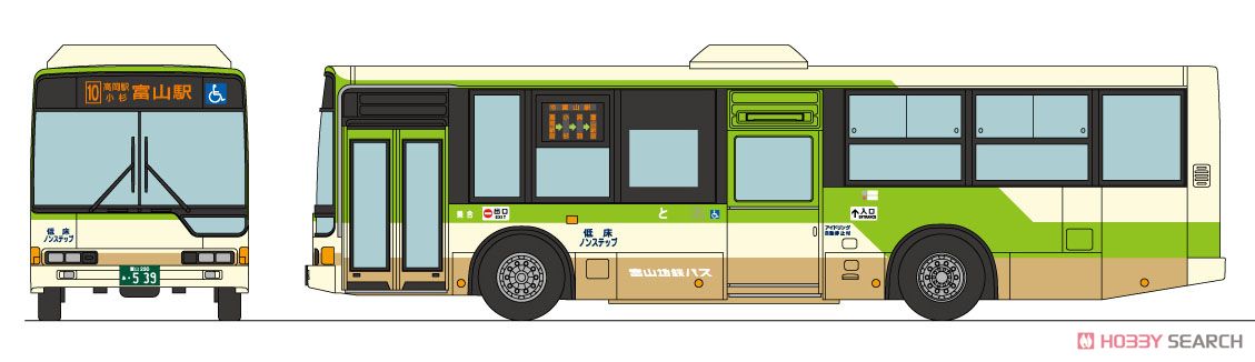 The All Japan Bus Collection [JB038] Toyama Chiho Railway (Toyama Area) (Model Train) Other picture1