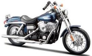 ハーレーダビッドソン 06 FXDBI Dyna Street Bob (メタリックブルー) (ミニカー)