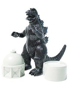 Jet Black Object Collection Godzilla 1968 Industrial Complex Set (Completed)