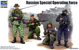 Russian Armed Forces Spetsnaz (Set of 4) (Plastic model)
