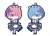 Re: Life in a Different World from Zero [Front and Back Rubber] Ram & Rem (Anime Toy) Item picture1