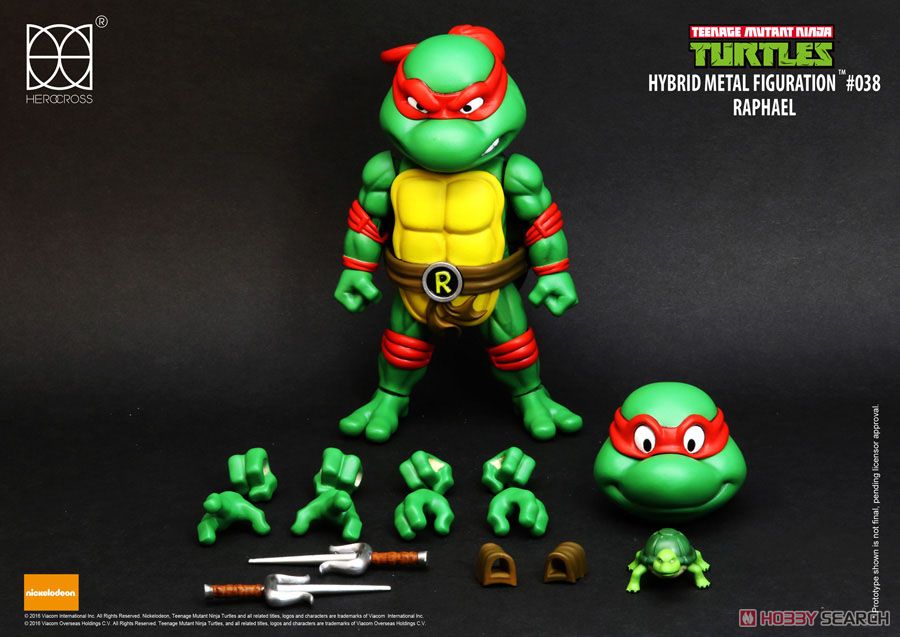 Hybrid Metal Figuration #038: Teenage Mutant Ninja Turtles - Raphael (Completed) Item picture1