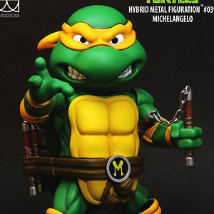 Hybrid Metal Figuration #039: Teenage Mutant Ninja Turtles - Michelangelo (Completed)