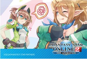 Phantasy Star Online 2 The AnimationCan Square Magnet Patty & Tiea (Anime Toy)