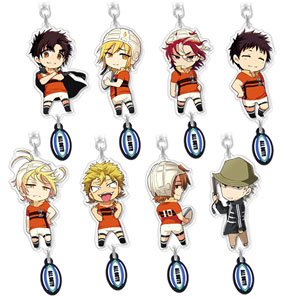 Chara-Forme All Out!! Acrylic Key Ring (Set of 8) (Anime Toy)