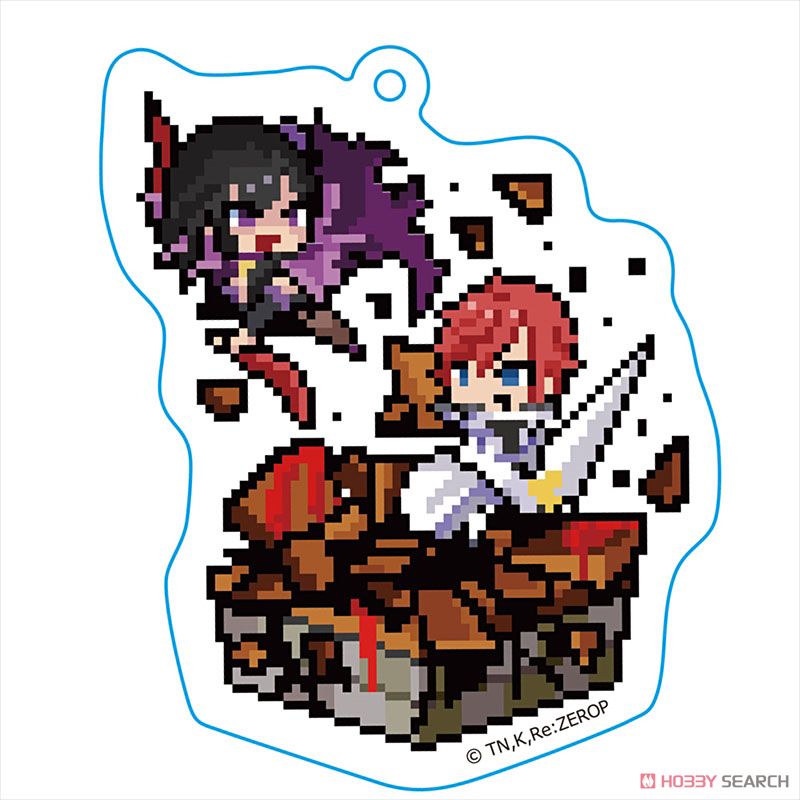 Re: Life in a Different World from Zero Vignette Acrylic Key Ring D (Anime Toy) Item picture1