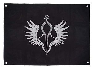 Legend of the Galactic Heroes Galactic Empire Goldenbaum Dynasty Flag (Anime Toy)
