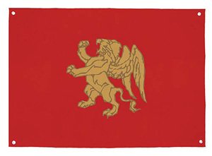 Legend of the Galactic Heroes Galactic Empire Lohengramm Dynasty Flag (Anime Toy)