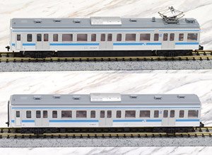 JR 121系・青帯・床下黒 (2両セット) (鉄道模型)