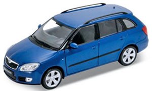 2009 Skoda Fabia Combi II (Blue) (Diecast Car)