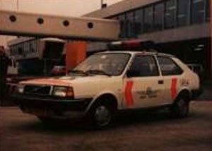 1981 ボルボ343 アムステルダム スキポール空港警察 (ミニカー)