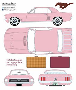 1967 Ford Mustang Coupe `Playboy PinkMustang` (ミニカー)