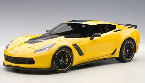 シボレー コルベット (C7) Z06 C7.R エディション (イエロー) (ミニカー)