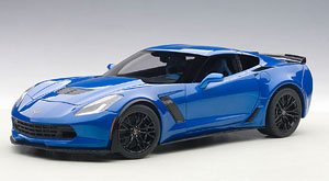 シボレー コルベット (C7) Z06 (ブルー) (ミニカー)