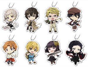 Bungo Stray Dogs Acrylic Mascot (Set of 8) (Anime Toy)