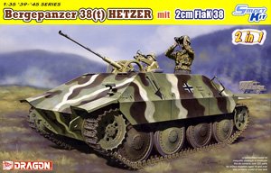 Jagdpanzer 38 mit 2cm Flack 38 (Plastic model)