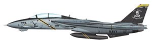 F-14B トムキャット 第103戦闘攻撃飛行隊 `ジョリー・ロジャース 2004` (完成品飛行機)