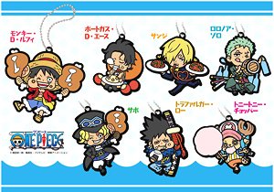 Rubber Mascot Mog Mog Onepiece Good food is Good! (Set of 8) (Anime Toy)