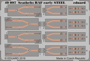 1/48 Seatbelts RAF Early Steel (Plastic model)