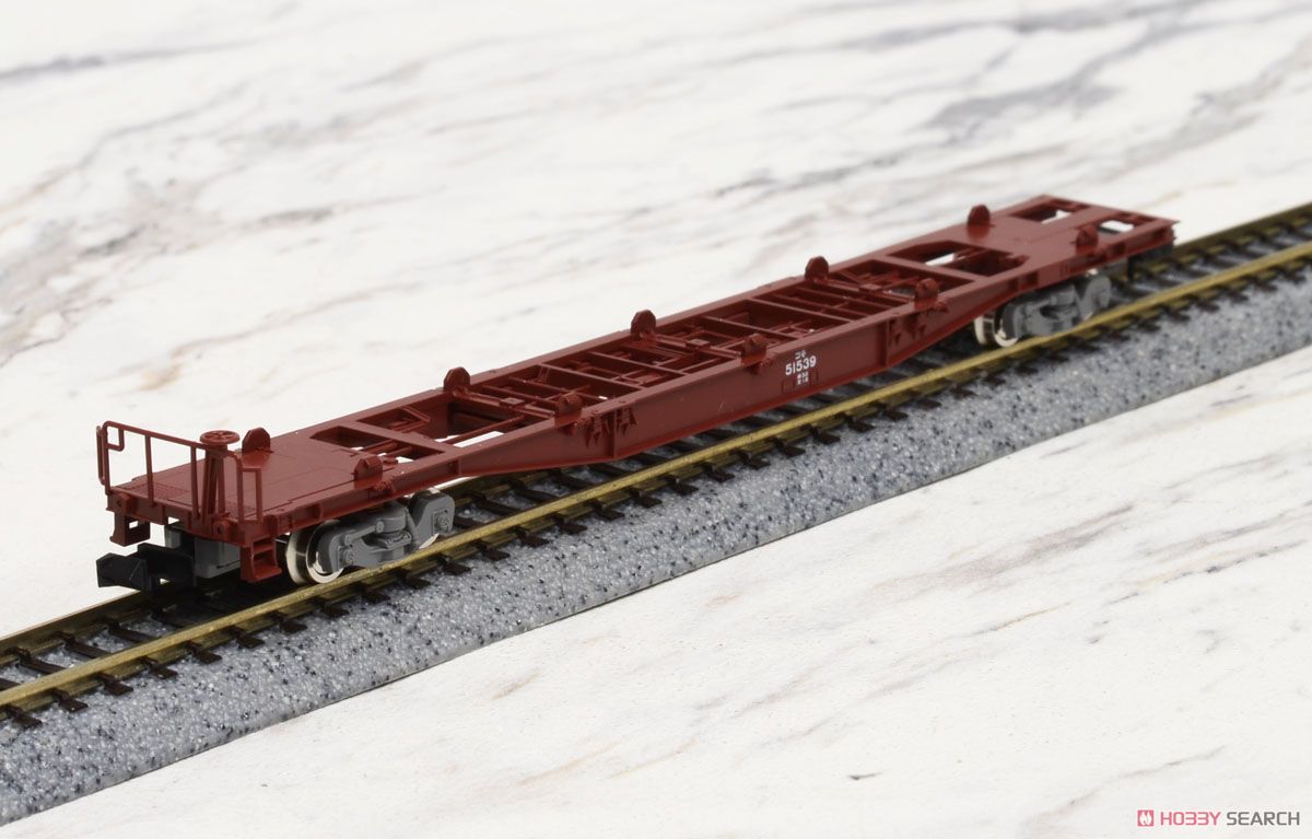 JR貨車 コキ50000形 (グレー台車・コンテナなし・テールライト付) (鉄道模型) 商品画像2