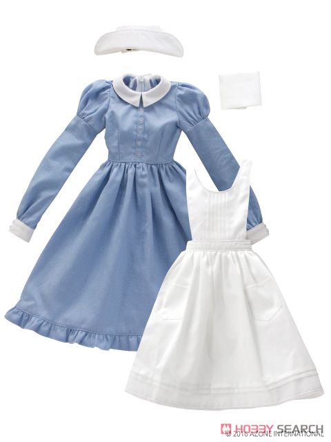 50 Classical Nurse Set (White x Saxe) (Fashion Doll) 商品画像1