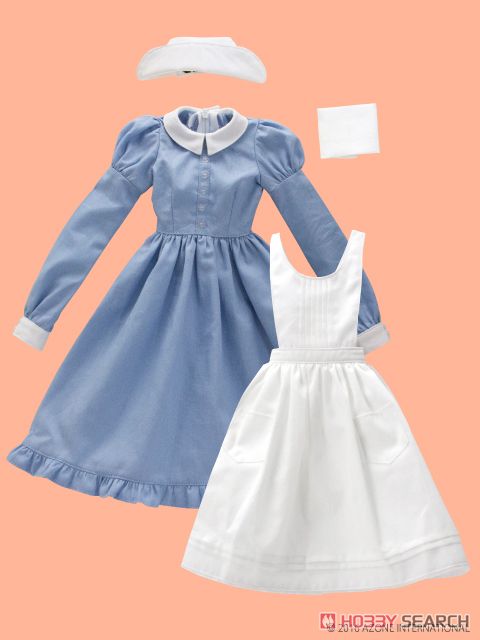 50 Classical Nurse Set (White x Saxe) (Fashion Doll) 商品画像2