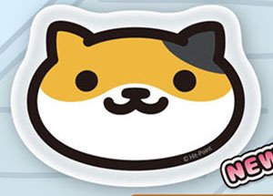 Neko Atsume Die-cut Melamine Mini Tray 2 Mike-san (Anime Toy)