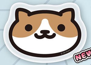 Neko Atsume Die-cut Melamine Mini Tray 2 Chahachi-san (Anime Toy)