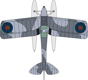 DH Tiger Moth Floatplane Royal Navy T7187 (Pre-built Aircraft)