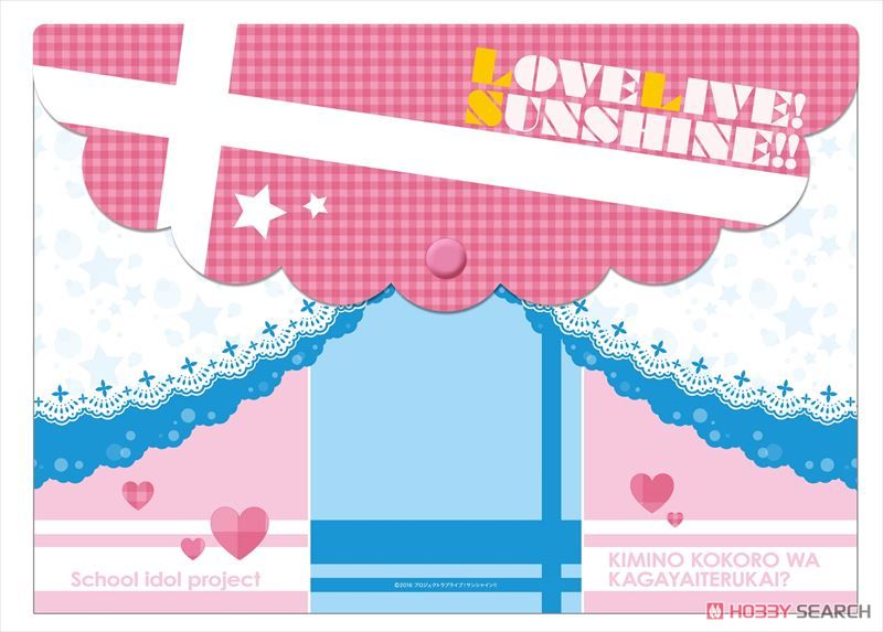 Love Live! Sunshine!! A4 Clear File with Cover Kimi no Kokoro wa Kagayaiteru kai? ver. (Anime Toy) Item picture2
