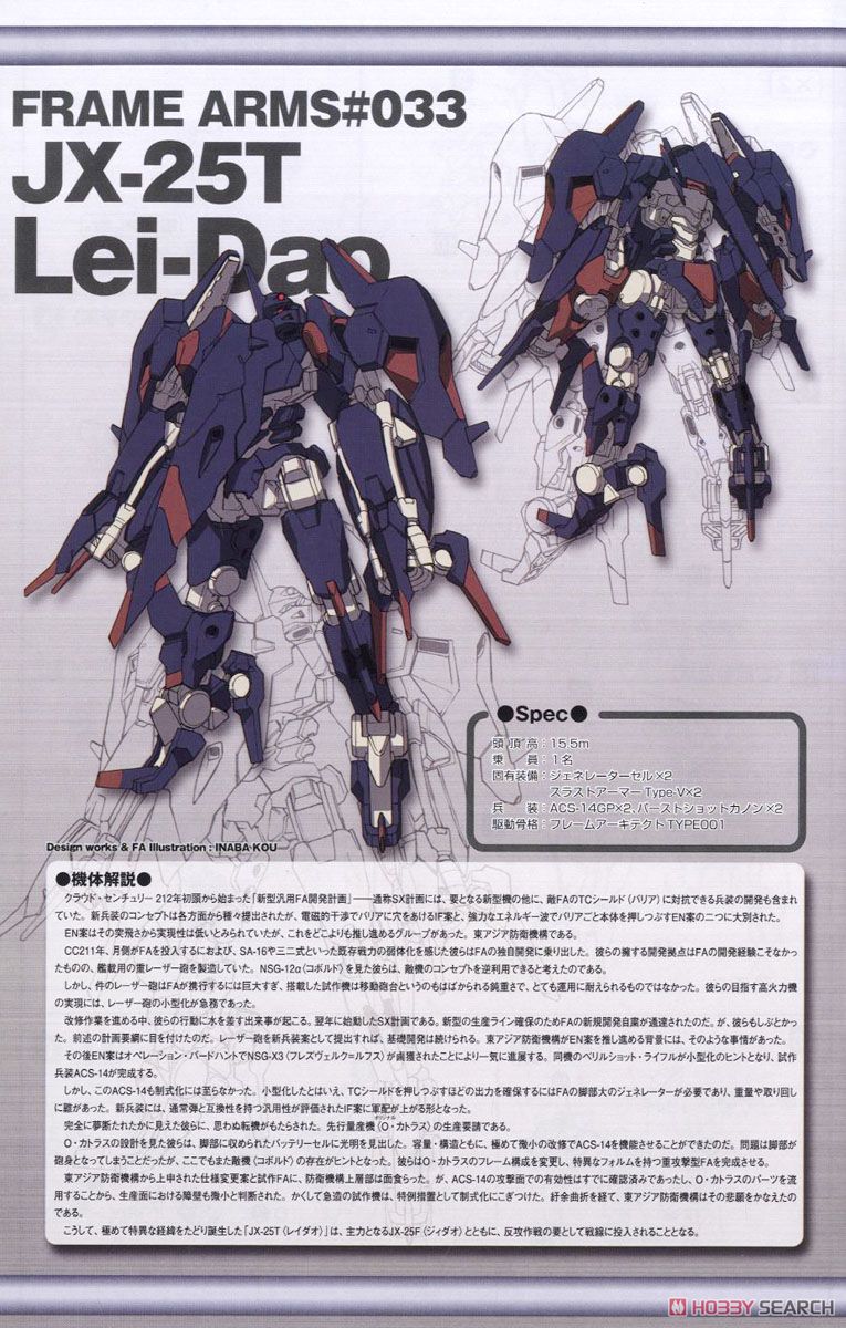 JX-25T Lei-Dao (Plastic model) About item1
