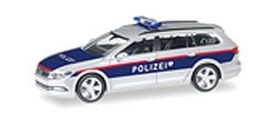 (HO) VW Passat Variant Austrian Police (Model Train)