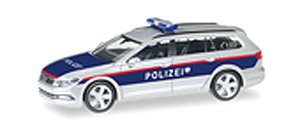 (HO) VW パサートヴァリアント オーストリア警察 (鉄道模型)
