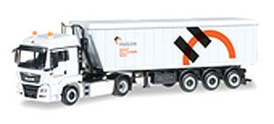 (HO) MAN TGS LX Euro 6 ストッフェルライナー セミトレーラー `Holcim` (鉄道模型)