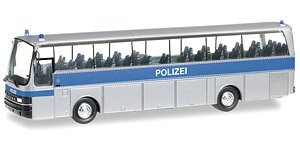 (HO) Setra S 215 Bus North Rhine-Westphalia Police Vehicle (Setra S 215 HD) (Model Train)